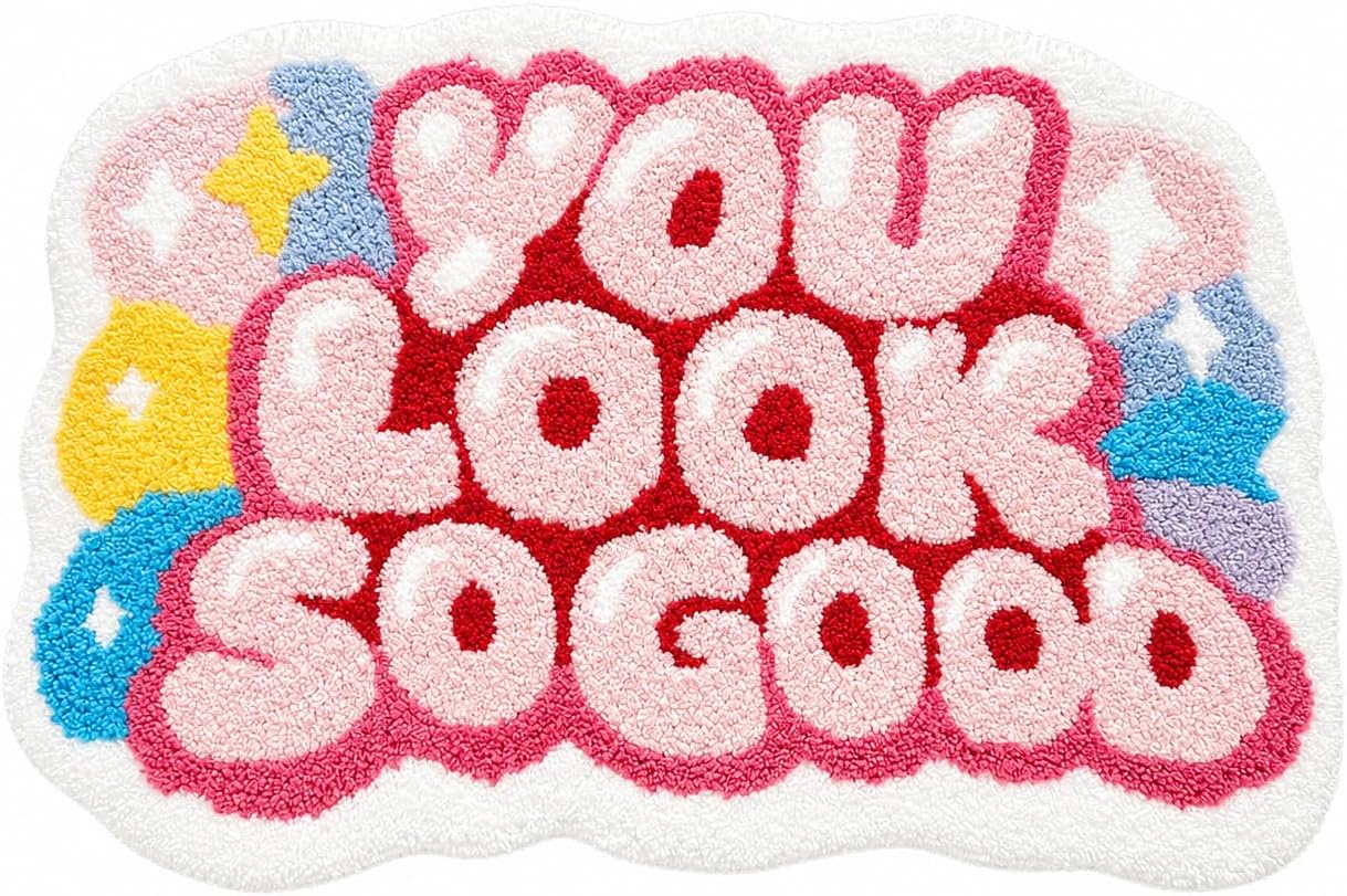 You Look So Good Pink Rug