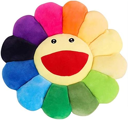 Smile Flower Pillow — Rainbow Color