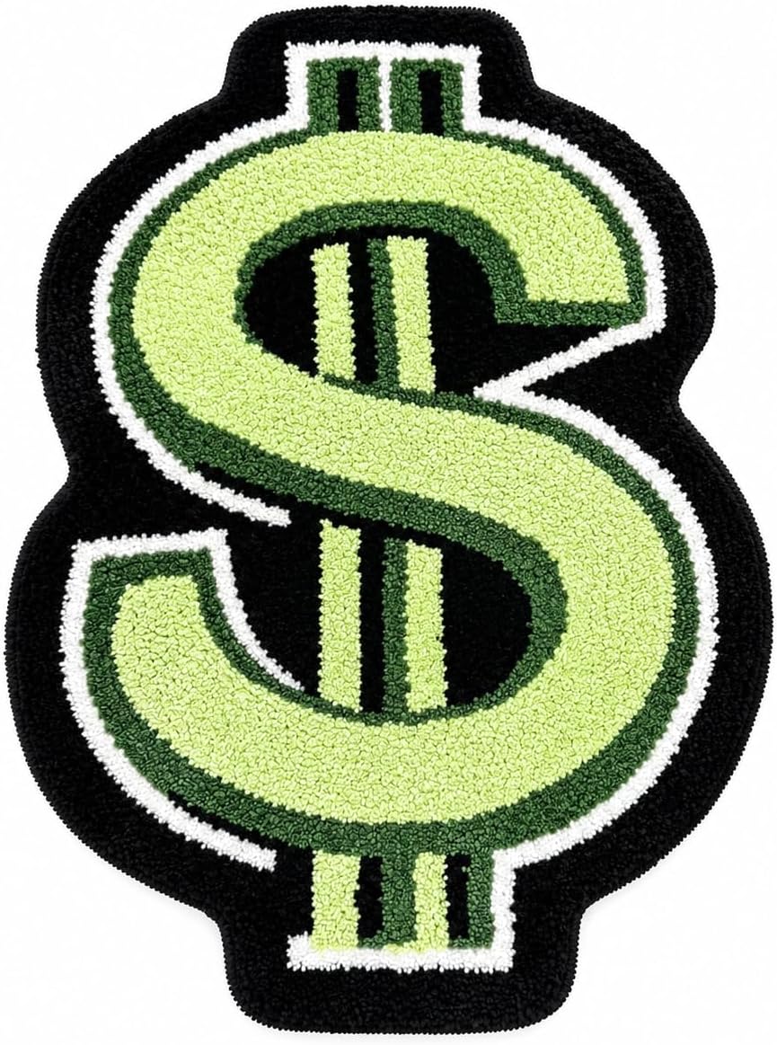 Dollar Sign Money Rug