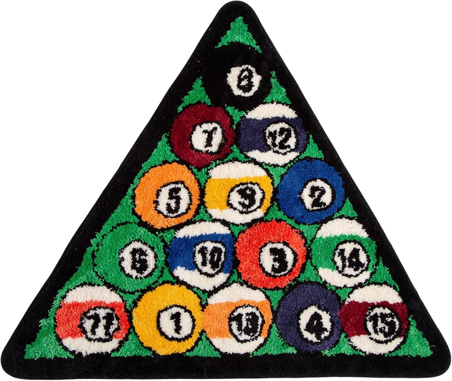 Billiard Pool Ball Triangle Rug